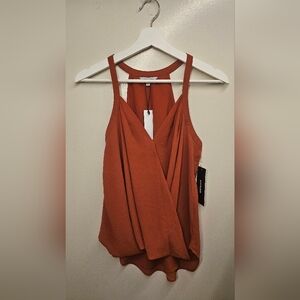 Naked Zebra Terracotta Sleeveless Tank Top
